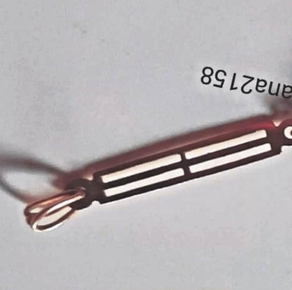 ERA Art Deco Vintage 14k Yellow Gold Diamond Long Lavalier Pendant - Picture 7 of 7